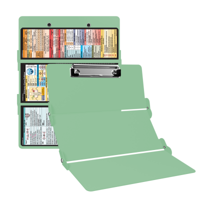 WhiteCoat Clipboard® Trifold - Mint Primary Care Edition